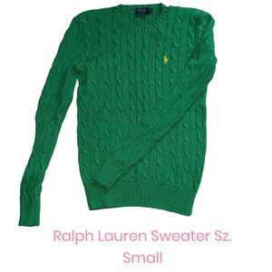 Ralph Lauren Slim Fit Cable Knit Sweater
